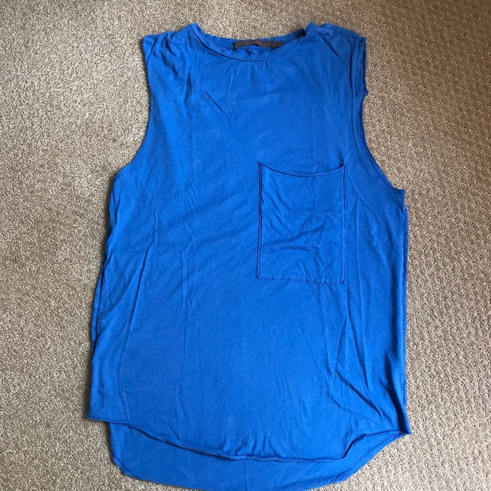 Blue soft tank